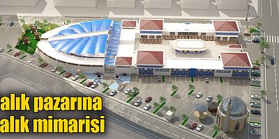 Balık pazarına balık mimarisi