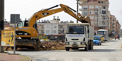 Barbaros caddesinde ilk kazma vuruldu
