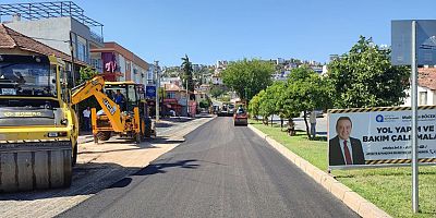 Barış Manço Bulvarı’nın asfaltı yenilendi