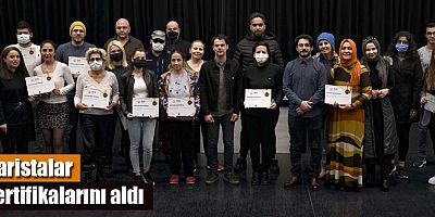 Baristalar sertifikalarını aldı