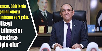 Başaran, OSB’lerde yaşanan enerji kısıntısına sert çıktı