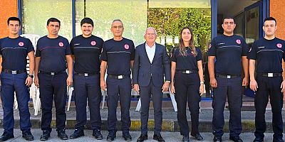 Başkan Avcıoğlu'ndan Kumluca İtfaiye İstasyonu'na ziyaret