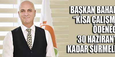 Başkan Bahar: 