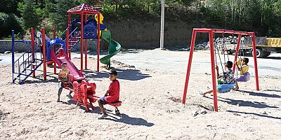 Başkan Başdeğirmen çocukların oyun parkı isteğini yerine getirdi