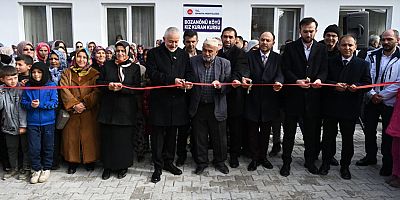 Başkan Başdeğirmen’in destekleriyle tamamlanan Bozanönü Köyü Kız Kur’an Kursu açıldı