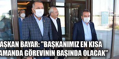 Başkan Bayar'dan Başkan Böcek'in sağlık durumuyla ilgili açıklama