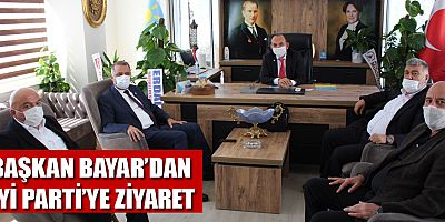 Başkan Bayar'dan İYİ Parti'ye ziyaret