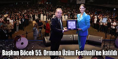 Başkan Böcek 55. Ormana Üzüm Festivali’ne katıldı