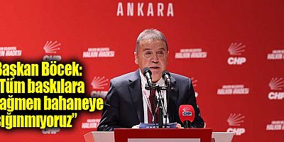 Başkan Böcek CHP’li Belediye Başkanları Çalıştayı’na katıldı
