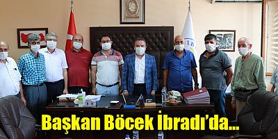 Başkan Böcek İbradı’da