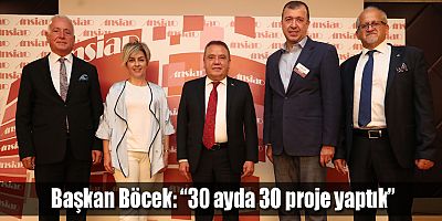 Başkan Böcek iş insanları ile buluştu