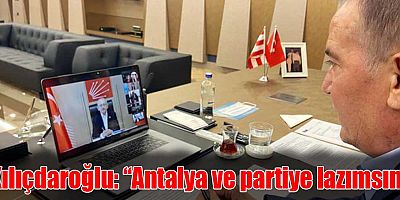 Başkan Böcek Kılıçdaroğlu başkanlığındaki çevrim içi toplantıya katıldı