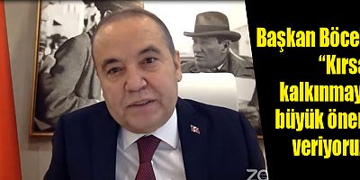 Başkan Böcek “Kırsal kalkınmaya büyük önem veriyoruz”
