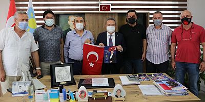 Başkan Böcek Memleket Partisi, İYİ Parti ve DSP’yi ziyaret etti