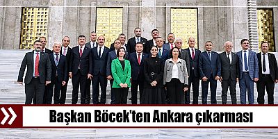 Başkan Böcek’ten Ankara çıkarması  