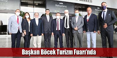 Başkan Böcek Turizm Fuarı’nda