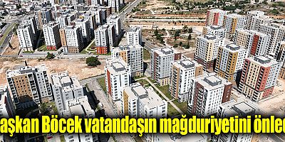Başkan Böcek vatandaşın mağduriyetini önledi