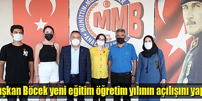 Başkan Böcek yeni eğitim öğretim yılının açılışını yaptı