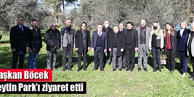 Başkan Böcek: ‘Zeytin Park’ı korumak boynumuzun borcudur’