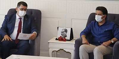 Başkan Dere'den Başkan Genç'e teşekkür ziyareti