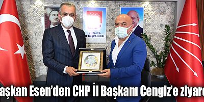 Başkan Esen’den CHP İl Başkanı Cengiz’e ziyaret 