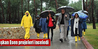 Başkan Esen projeleri inceledi