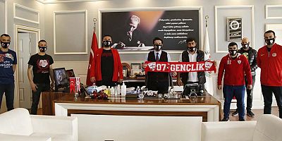 Başkan Genç, 07 Gençlik Derneği’ni ağırladı, “İyi ki varsınız”