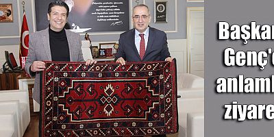 Başkan Genç'e anlamlı ziyaret