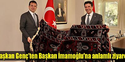 Başkan Genç’ten Başkan İmamoğlu'na anlamlı ziyaret