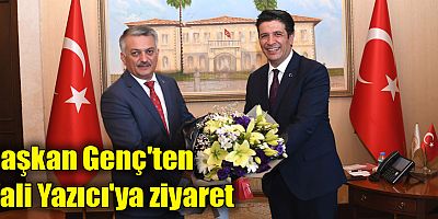 Başkan Genç'ten Vali Yazıcı'ya ziyaret