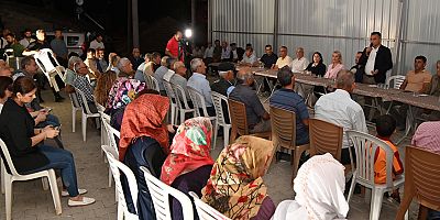 Başkan Kara mahalle buluşmalarına devam ediyor