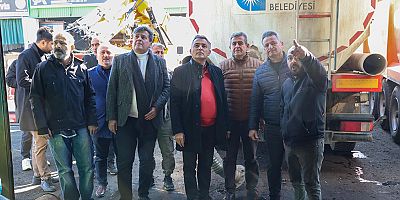 Başkan Kara yangın mağduru esnafı ziyaret etti