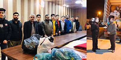 Başkan Kılıç yardım çalışmalarına devam ediyor