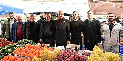 Başkan Kocagöz’den Güneş pazarı esnafına müjde!