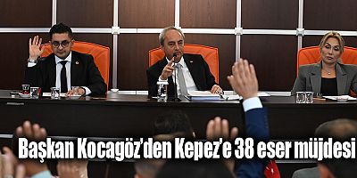 Başkan Kocagöz’den Kepez’e 38 eser müjdesi