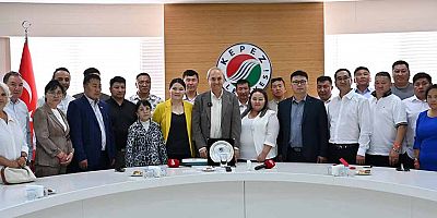 Başkan Kocagöz’e, Moğol heyetinden ziyaret