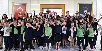 Başkan Kocagöz’e öğrencilerden ziyaret