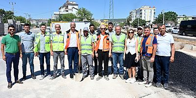 Başkan Kocagöz yol denetiminde