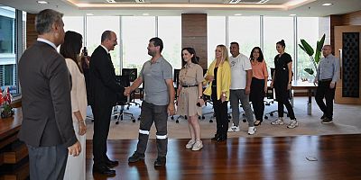 Başkan Kotan belediye personeli ile bayramlaştı