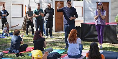 Başkan Kotan Hıdırellez yogası etkinliğine katıldı