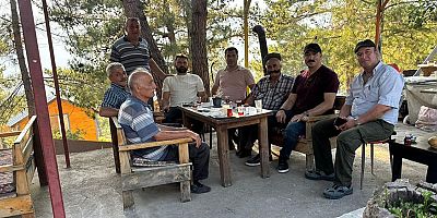 Başkan Kotan Hisarçandır'da vatandaşla buluştu