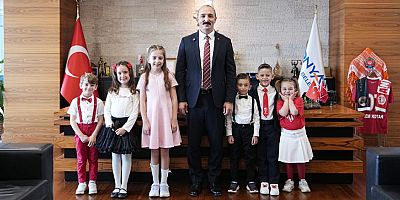 Başkan Kotan koltuğunu miniklere emanet etti