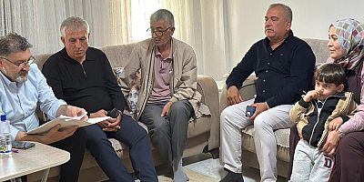 Başkan Kumbul ve AK Parti Serik Teşkilatı'ndan aile ziyaretleri