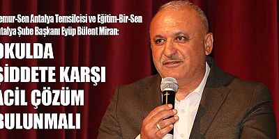 Başkan Miran: ‘Okul kapısı güvenin sınırı olmalıdır’