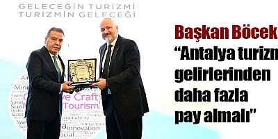 Başkan Muhittin Böcek 14. Resort Turizm Kongresi’ne katıldı