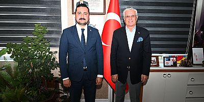 Başkan Ölmez’den Başkan Topaloğlu’na nezaket ziyareti
