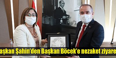 Başkan Şahin’den Başkan Böcek’e nezaket ziyareti