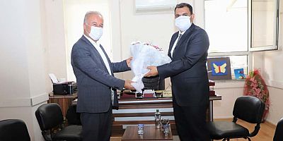 Başkan Şahin'den Halk Eğitim Merkezi müdürüne teşekkür