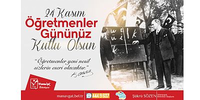 Başkan Sözen'den 24 Kasım Öğretmenler Günü mesajı