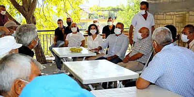 Başkan Sözen'den Ahmetler ve Gençler'e hizmet ziyareti